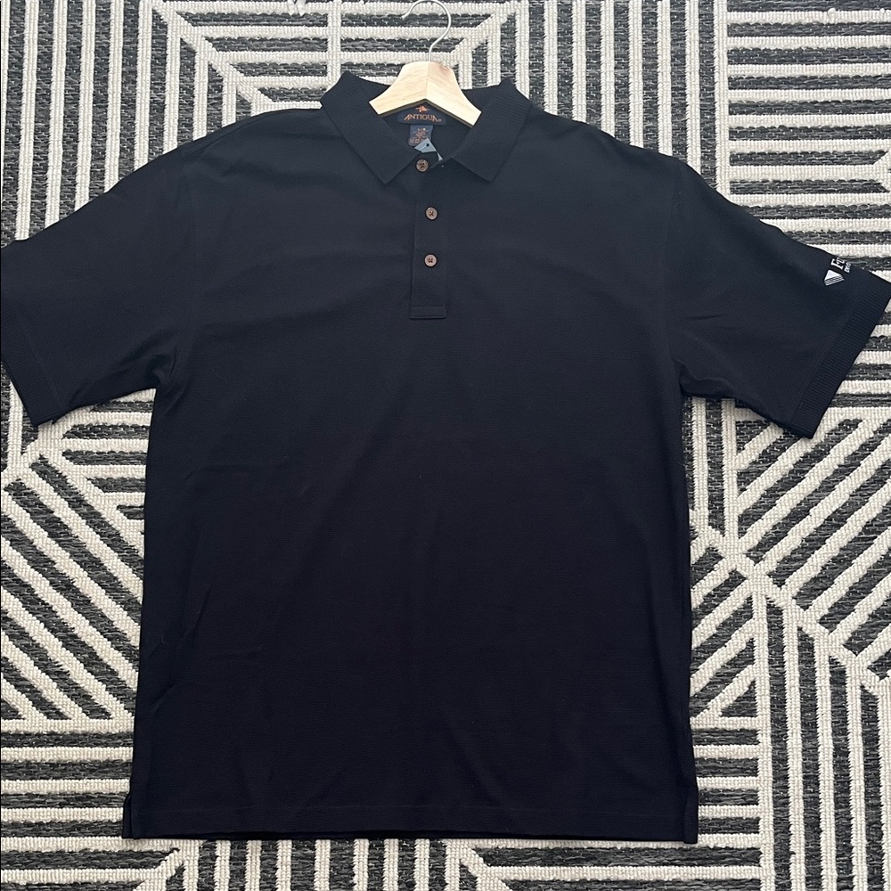 🆕 Antigua Black Polo Shirt